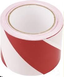BARIER  tape red/white